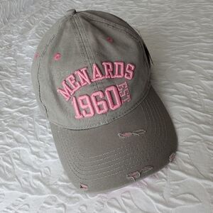 New Menards Hat/Cap Pink Embroidered Logo